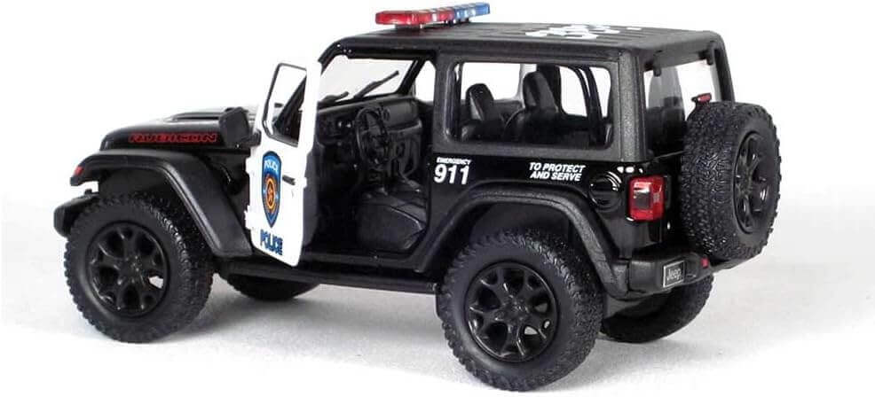 Shop Kinsmart Jeep Wrangler Rubicon Police 1:34 | Kids Toy | Zipmar 
