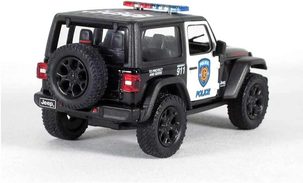 Shop Kinsmart Jeep Wrangler Rubicon Police 1:34 | Kids Toy | Zipmar 