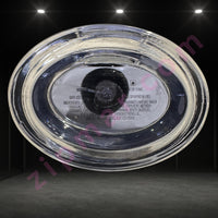 Thumbnail for Clear plastic container with a label on a dark background