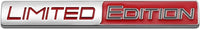 Thumbnail for Limited Edition Chrome Red 3D Emblem Badge | Car Trunk & Fender Decal | Zipmar