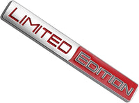 Thumbnail for Limited Edition Chrome Red 3D Emblem Badge | Car Trunk & Fender Decal | Zipmar