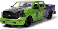 Thumbnail for Buy Marvel Hulk 1:24 Die Cast Dodge Ram & Figure | Online in USA |Toy Cars for Kids | Zipmar 