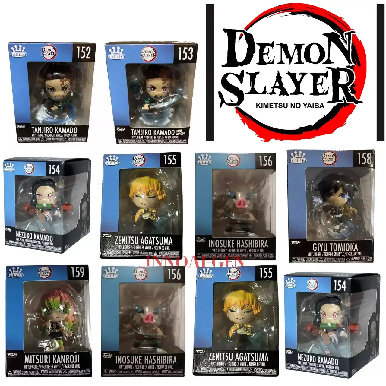 Mix & Match Demon Slayer Mystery Mini Vinyl Figure in US | Zipmar