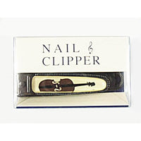 Thumbnail for Nakano Violin Pattern Nail Clipper Black | Mini Size | Zipmar