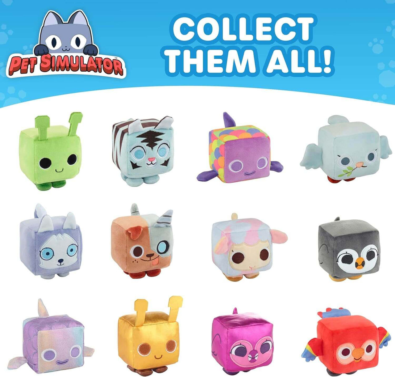 Pet Simulator Mystery Pet Treasure Plush | 4" Tall Series 2 | Zipmar