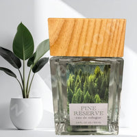 Thumbnail for Pine Reserve eau de cologne 100ml bottle with wood cap designer scent