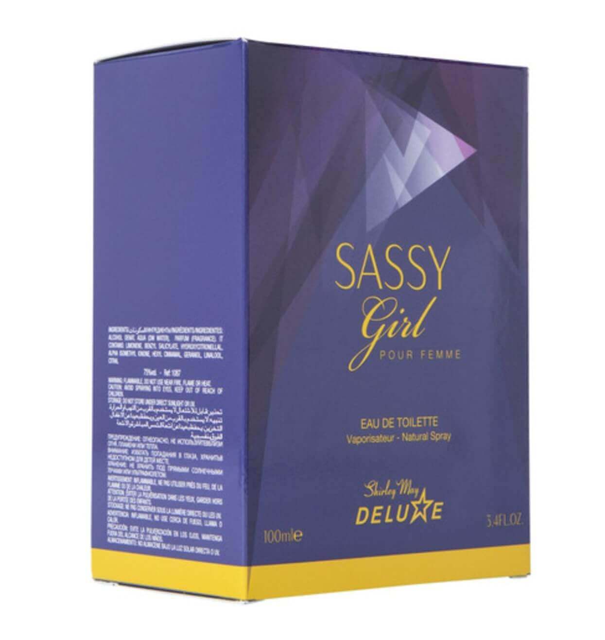 Sassy Girl by Shirley May Deluxe | 3.4 oz EDT for Women | Zipmar