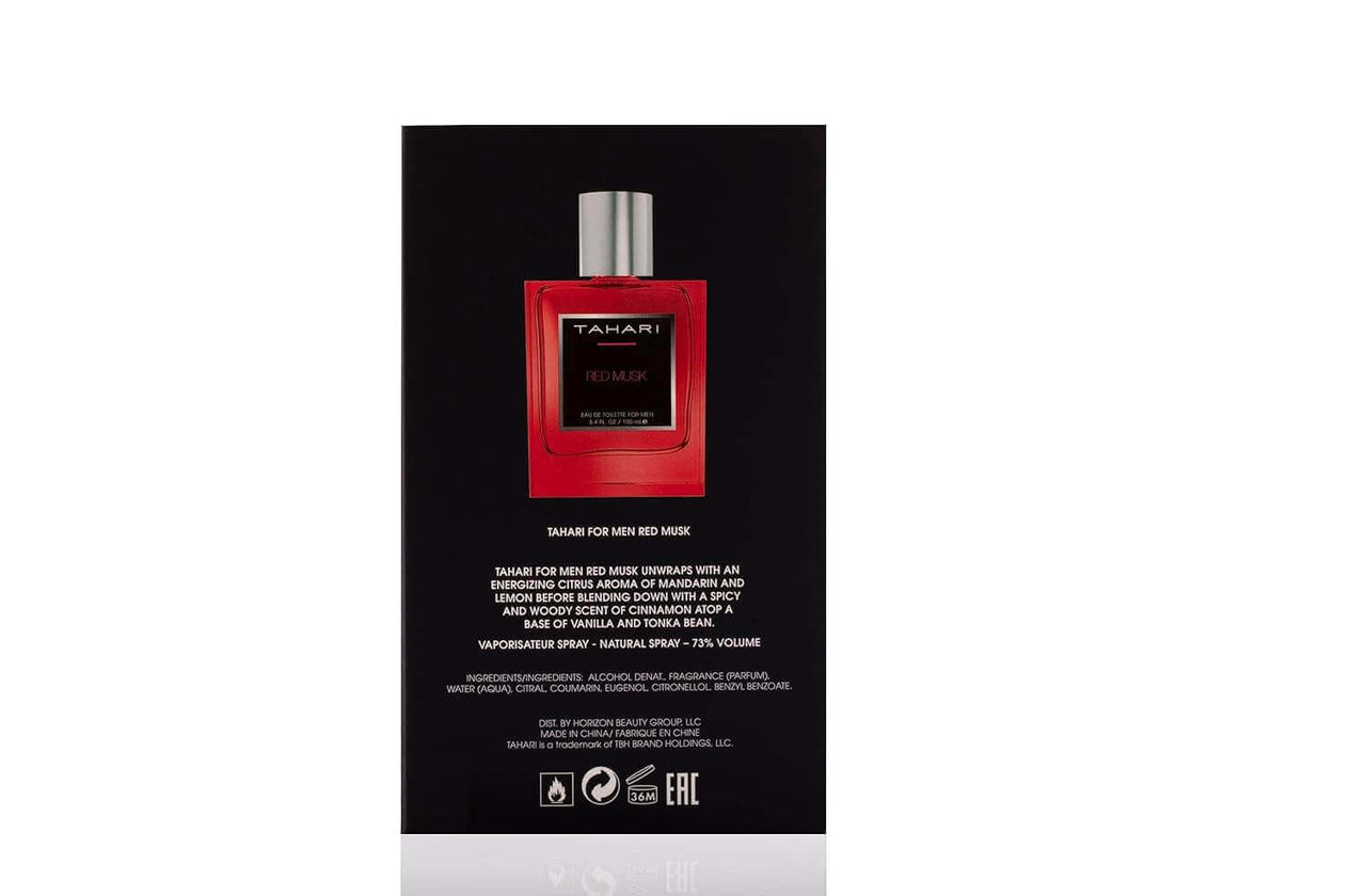 TAHARI Red Musk Eau de Toilette | Long-Lasting Cologne for Men | Zipmar