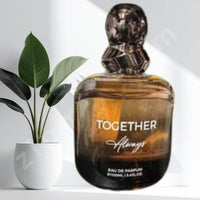 Thumbnail for Together Always perfume bottle front label close-up all day wear