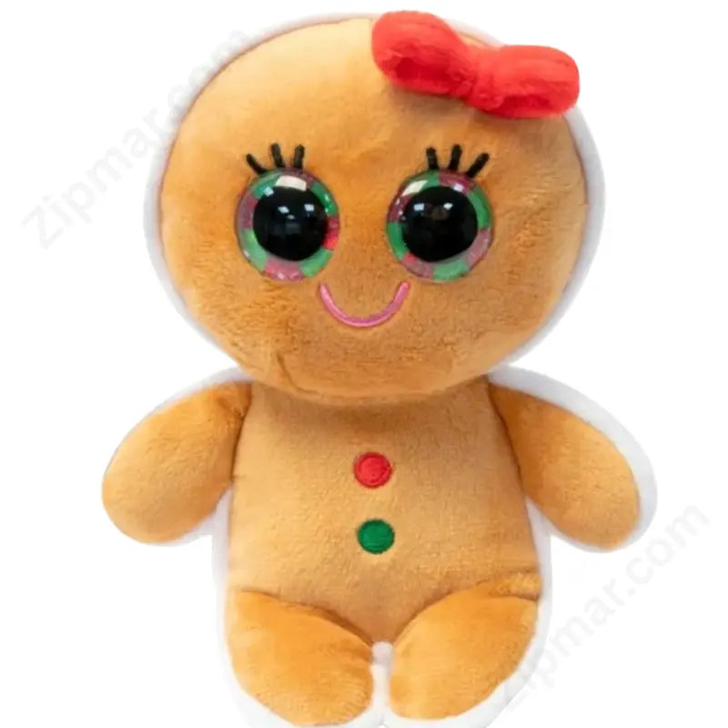 TY Beanie Boos Nutmeg Christmas Gingerbread Plush Toy 6 Inch — 2024 Holiday Release