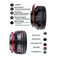 Thumbnail for Wireless Bluetooth Headphones | Noise Cancelling Headset with Mic | Zipmar