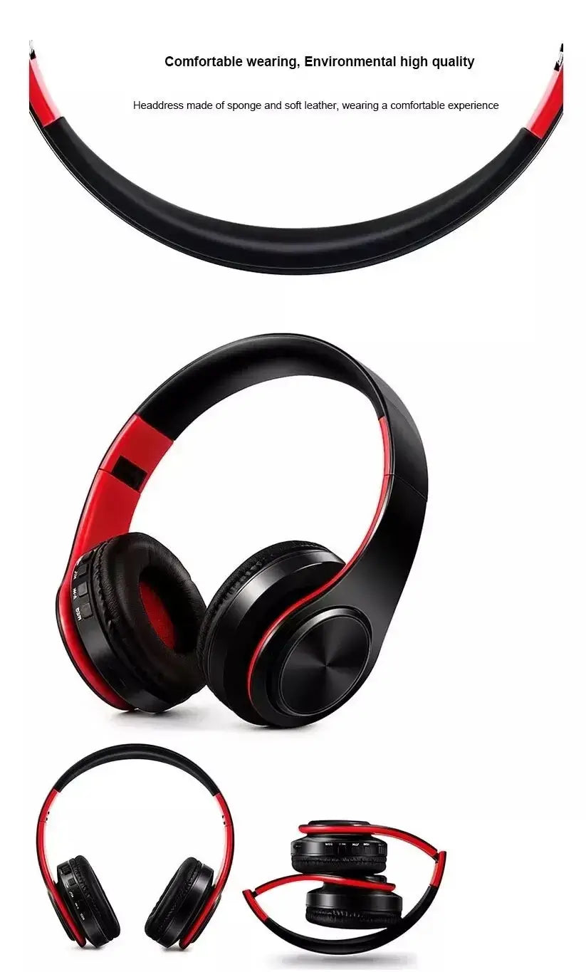 Wireless Bluetooth Headphones | Noise Cancelling Headset with Mic | Zipmar