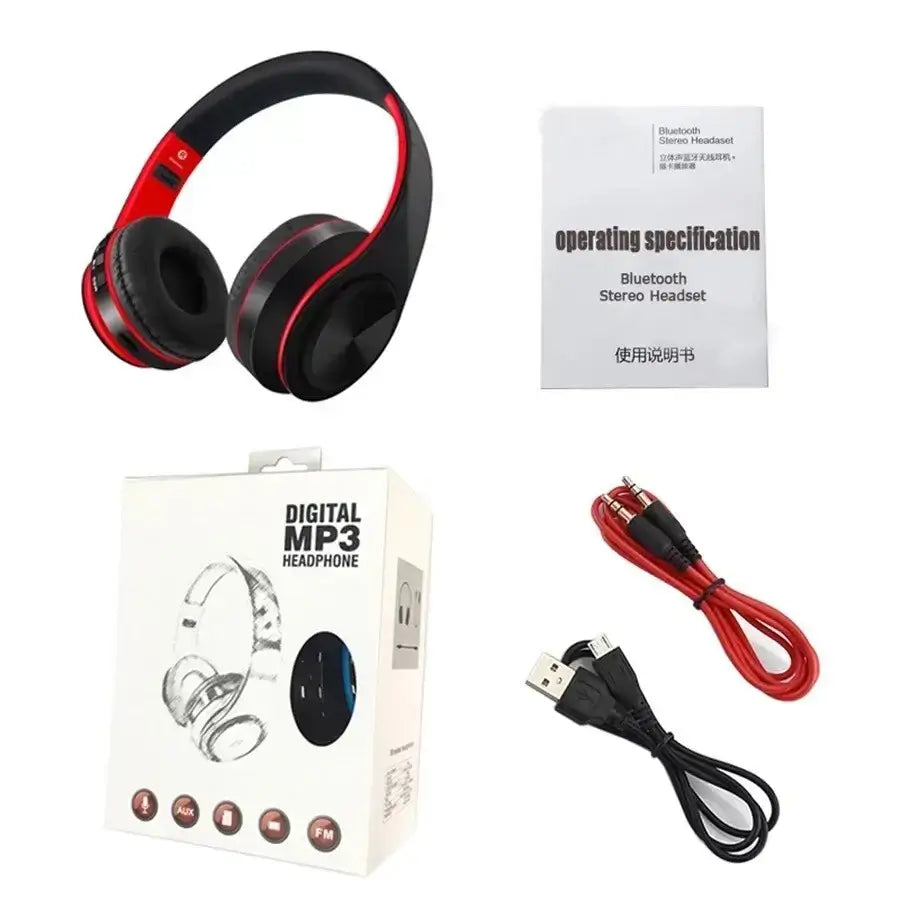 Wireless Bluetooth Headphones | Noise Cancelling Headset with Mic | Zipmar