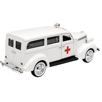 Thumbnail for American Heritage Models 1937 Studebaker Ambulance white diecast 1:43 passenger rear angle