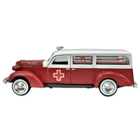 Thumbnail for American Heritage Models 1937 Studebaker Ambulance red white diecast 1:43 driver side view