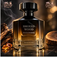 Thumbnail for Bellevue Parfums Smoked Wood Pour Homme Eau de Parfum 3.4 fl oz bottle front with Made in USA
