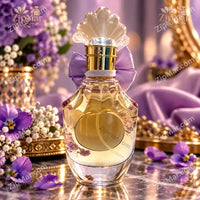 Thumbnail for Bellevue Parfums Violet Fleur Eau de Parfum 100ml bottle with a gold collar and clear scalloped cap