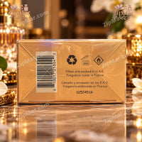 Thumbnail for Bottom panel of Beverly Hills Polo Club Amber Vanilla box showing barcode 810017218042 and batch code U253451A