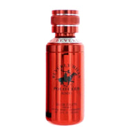 Thumbnail for Front view of the vibrant metallic red bottle of Beverly Hills Polo Club Ignite Eau de Toilette for men.
