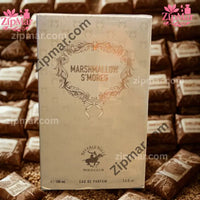 Thumbnail for Beverly Hills Polo Club Marshmallow S’mores eau de parfum 100 mL sealed box front with gold bow frame