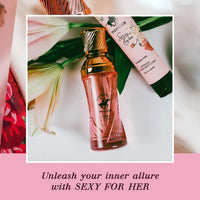 Thumbnail for Beverly Hills Polo Club Sexy for Her Eau de Parfum bottle with matching body lotion and lily flowers