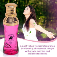 Thumbnail for Beverly Hills Polo Club Sexy for Her Eau de Parfum lifestyle image with a woman and floral scent descriptions