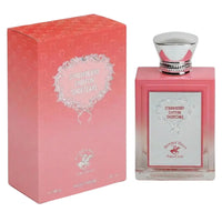 Thumbnail for Beverly Hills Polo Club Strawberry Chiffon Shortcake Eau de Parfum 3.4 fl oz bottle and pink packaging box