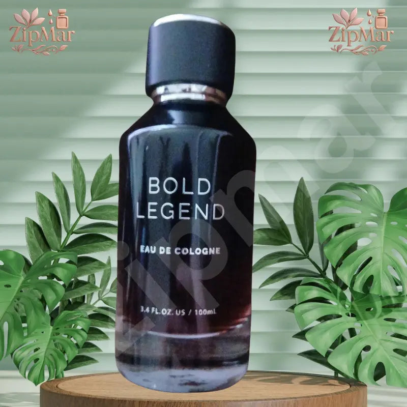 Bold Legend Eau de Cologne 3.4 fl oz 100 mL black to red brown gradient bottle with black cap