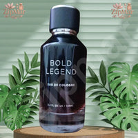 Thumbnail for Bold Legend Eau de Cologne 3.4 fl oz 100 mL black to red brown gradient bottle with black cap