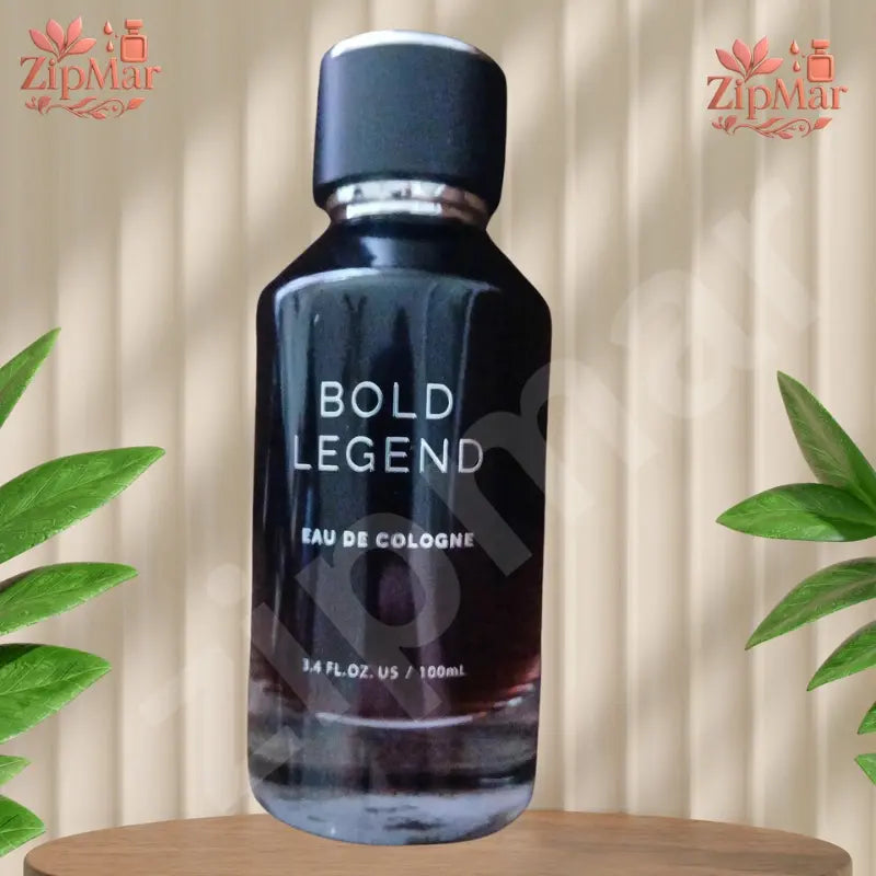 Bold Legend Eau de Cologne 3.4 fl oz 100 mL dark glass bottle with black cap and silver collar