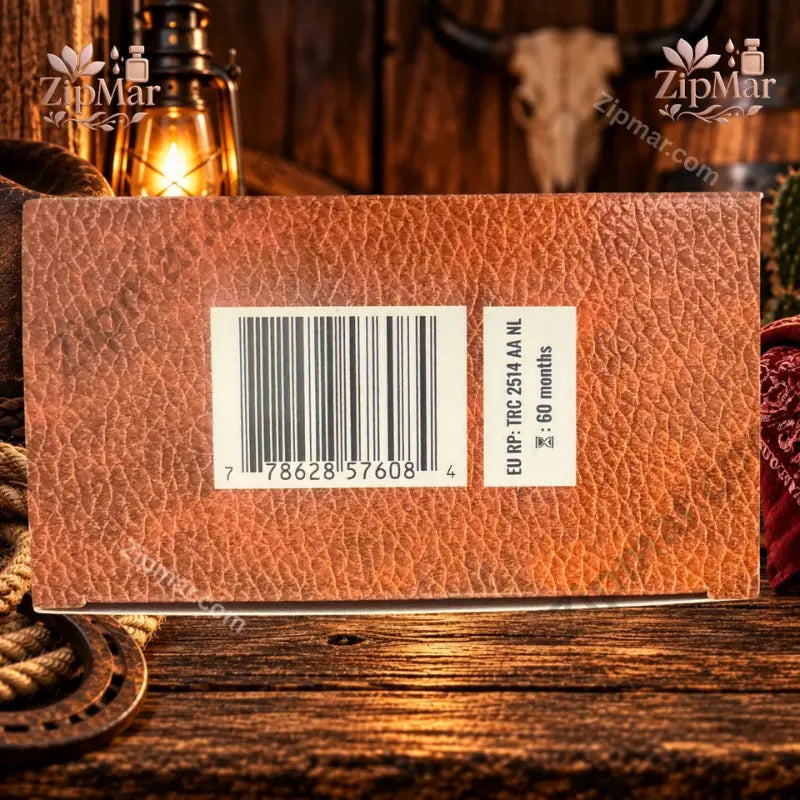 Bull Rider Jean Marc Paris EDT box bottom UPC barcode 778628576084 and EU RP reference