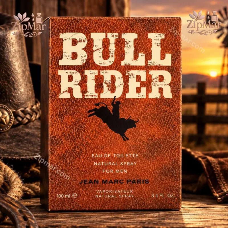Bull Rider Eau de Toilette Natural Spray For Men box Jean Marc Paris 100 mL 3.4 fl oz