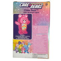 Thumbnail for Care Bears Cheer Bear Light Up Block Figure back box view showing set contents