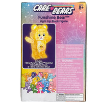 Thumbnail for Care Bears Funshine Bear Light Up Block Figure back box view showing set details