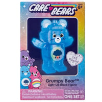 Thumbnail for Care Bears Grumpy Bear Light Up Block Figure front box view