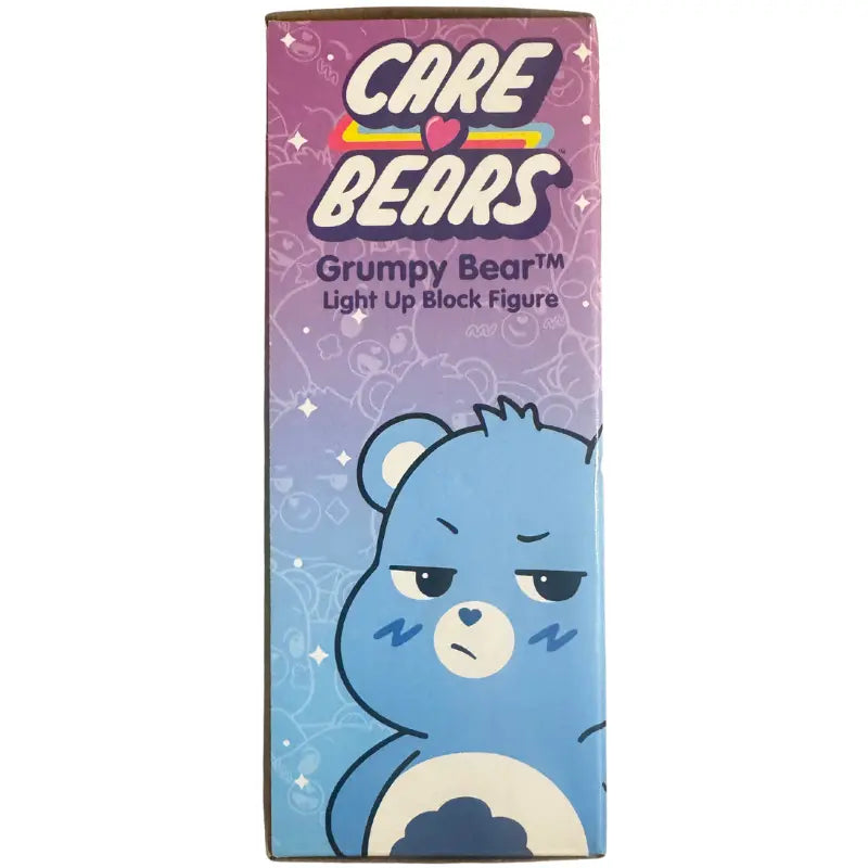 Care Bears Grumpy Bear Light Up Block Figure side box view