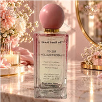 Thumbnail for Back view of Curations By The Good Scent Milky Marshmallow Eau De Parfum bottle listing fragrance notes