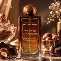 Thumbnail for Curations By The Good Scent Whipped Chocolate Eau De Parfum 3.4 oz amber glass bottle with bronze sphere cap