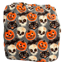 Thumbnail for Cynthia Rowley Halloween plush throw blanket flat unfolded view