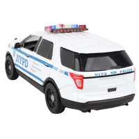 Thumbnail for Daron NYPD Ford Police Interceptor diecast model rear three quarter angle view