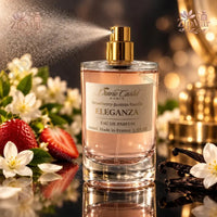 Thumbnail for Diane Castel Paris Eleganza Eau De Parfum spraying fragrance mist with cap removed