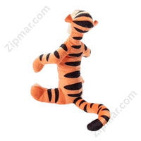 Thumbnail for Disney Tigger plush stuffed animal back view showing orange and black striped body in bouncing pose