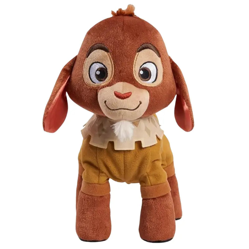 Disney Wish Valentino goat character plush front standing view with embroidered eyes and chin beard