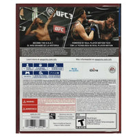 Thumbnail for EA Sports UFC 3 PS4 PlayStation Hits Edition back cover showing game specs Real Player Motion PS4 Pro enhanced ESRB T rating