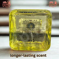 Thumbnail for Bottom of Element Edition X Citrine Eau de Parfum bottle with 3.4 fl oz 100 mL label, Tru Fragrance and Beauty address and ingredients