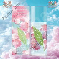 Thumbnail for Elizabeth Arden Green Tea Sakura Blossom eau de toilette box and bottle with green tea leaf design”