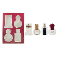 Thumbnail for Ellen Tracy 4-piece mini EDP gift set red glitter box with four bottles Ellen Tracy Bronze Tracy Love Notes