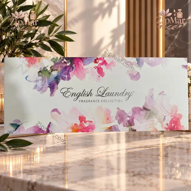 English Laundry Fragrance Collection women's gift set closed watercolor floral gift box