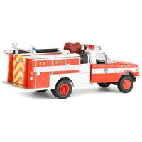 Thumbnail for Detailed right-side view of the GreenLight FDNY 160th Anniversary Ford F-350 pumper.