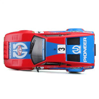 Thumbnail for Top-down view of the Ferrari 308 GTB rally model showing the roof number 3 and full Pioneer livery layout.